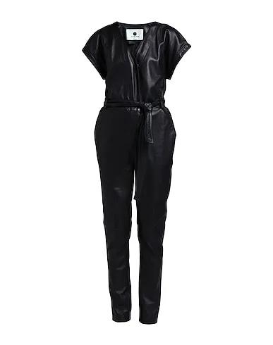 Black Leather Jumpsuit/one piece