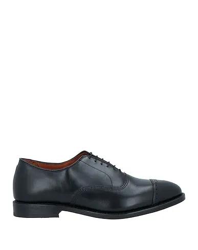 Black Leather Laced shoes
