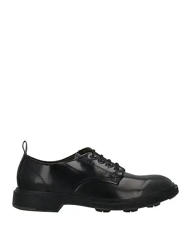 Black Leather Laced shoes