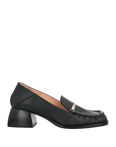 Black Leather Loafers