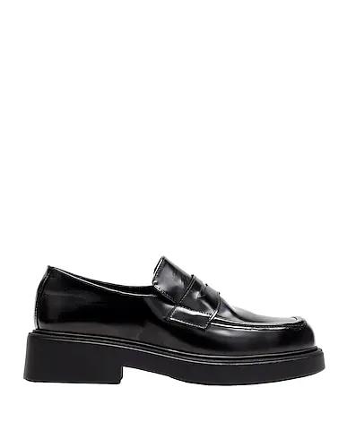 Black Leather Loafers POLISHED LEATHER  PENNY LOAFER