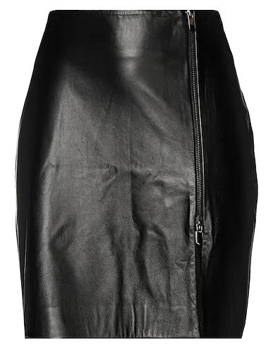 Black Leather Mini skirt