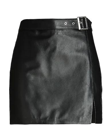 Black Leather Mini skirt LEATHER MINI SKIRT