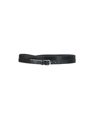 Black Leather Regular belt