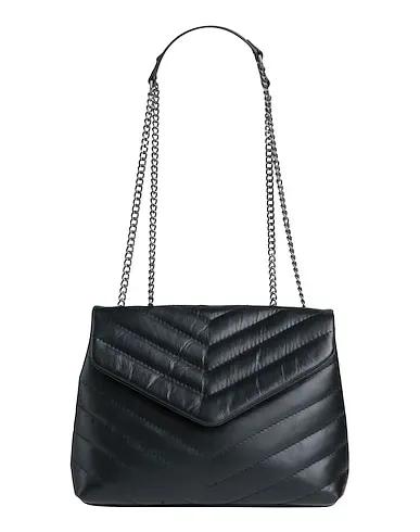 Black Leather Shoulder bag