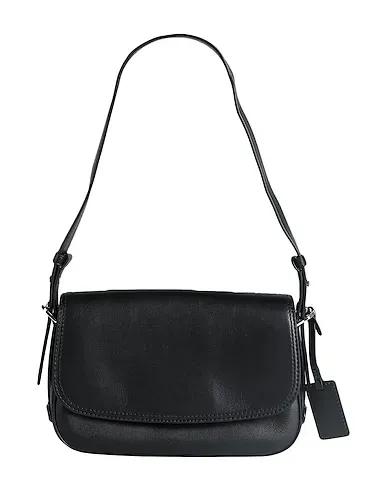 Black Leather Shoulder bag LEATHER SMALL MADDY SHOULDER BAG
