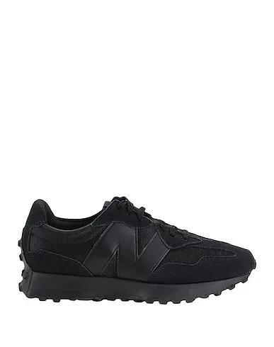 Black Leather Sneakers 327
