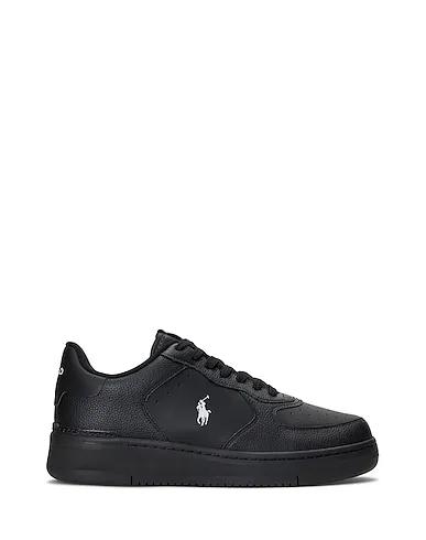 Black Leather Sneakers MASTERS COURT LEATHER SNEAKER
