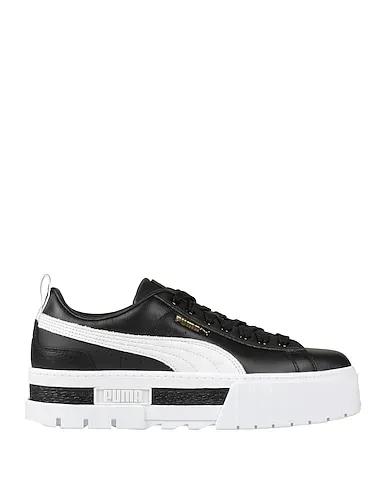 Black Leather Sneakers Mayze Classic Wns
