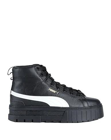 Black Leather Sneakers Mayze Mid Wn's
