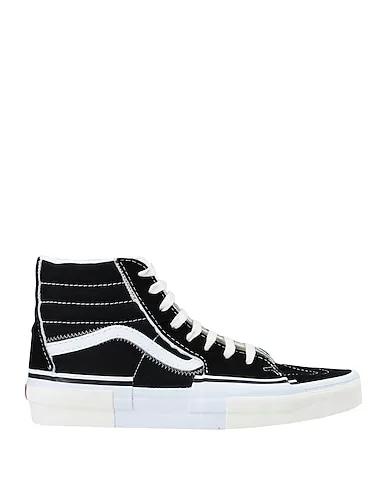 Black Leather Sneakers SK8-Hi Reconstruct