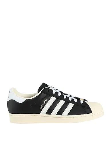 Black Leather Sneakers SUPERSTAR