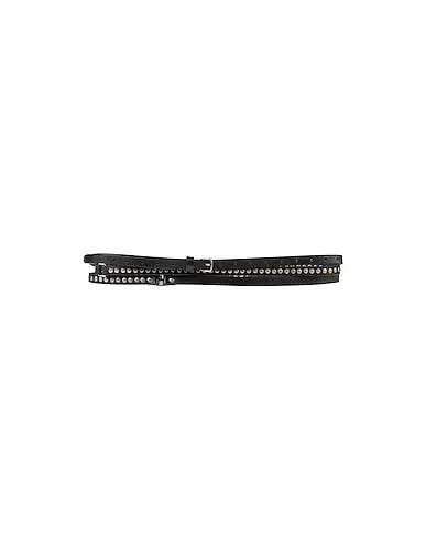 Black Leather Thin belt