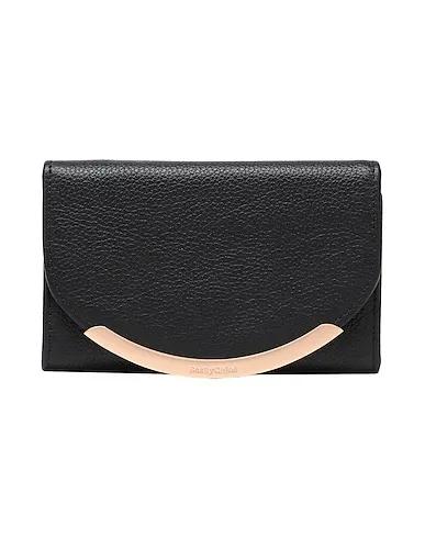 Black Leather Wallet LIZZIE SBC COMPACT WALLET
