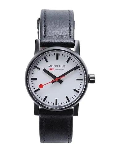 Black Leather Wrist watch