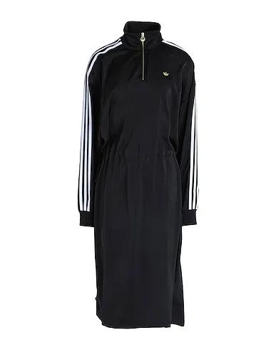 Black Midi dress HIGH NECK LONG SLEEVE ZIP ORIGINALS DRESS
