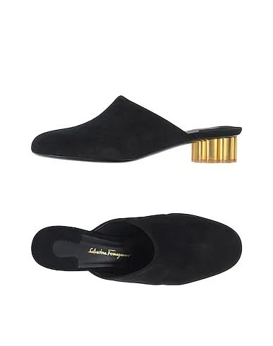 Black Mules and clogs