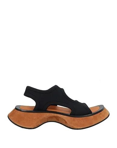 Black Neoprene Sandals