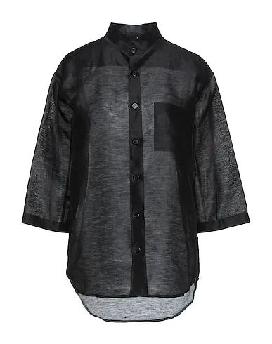 Black Organza Linen shirt