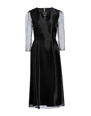 Black Organza Midi dress