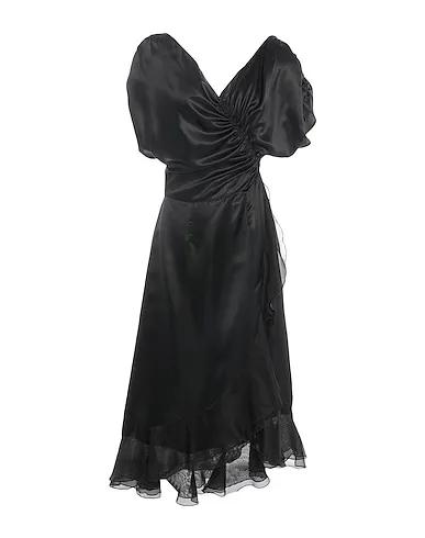 Black Organza Midi dress