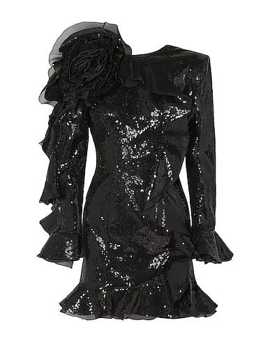 Black Organza Sequin dress