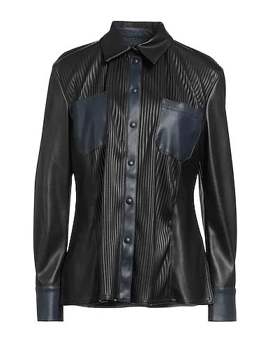 Black Patterned shirts & blouses