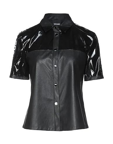 Black Patterned shirts & blouses