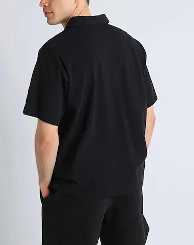 Black Piqué Polo shirt PREMIUM ESSENTIALS POLO SHIRT
