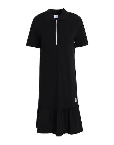 Black Piqué Short dress