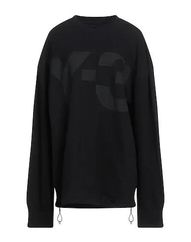 Black Piqué Sweatshirt