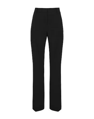 Black Plain weave Casual pants HIGH WAIST STP BOOTC 