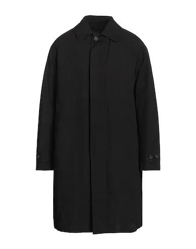 Black Plain weave Coat