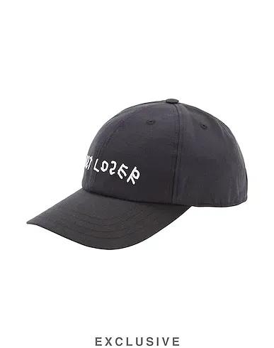 Black Plain weave Hat THE LOST LOSER CAP BLACK