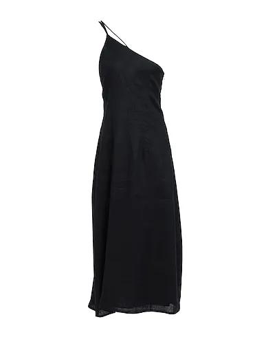 Black Plain weave Midi dress SOKO MIDI DRESS
