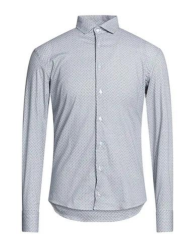 Black Plain weave Patterned shirt