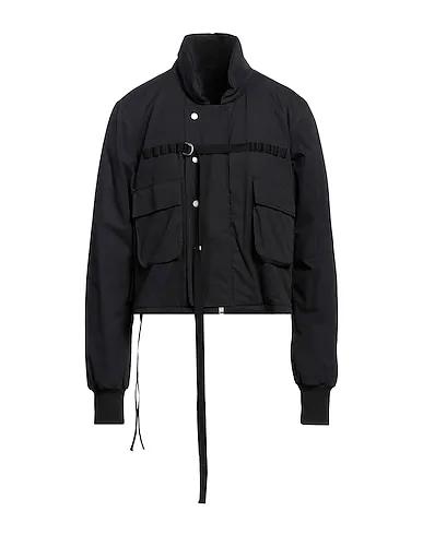 Black Plain weave Shell  jacket