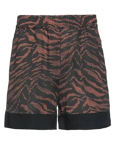 Black Plain weave Shorts & Bermuda