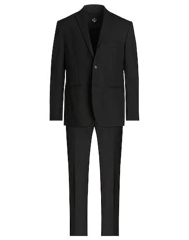 Black Plain weave Suits