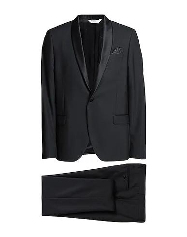 Black Plain weave Suits