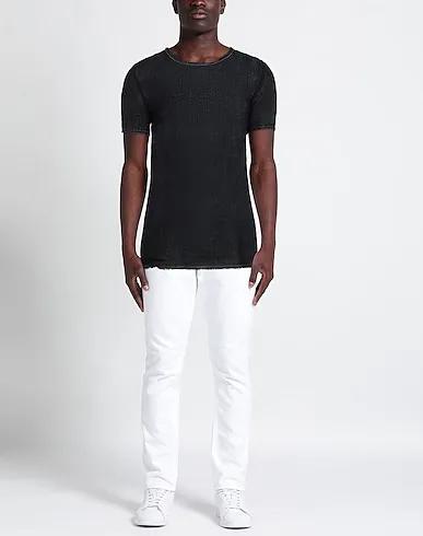 Black Plain weave T-shirt