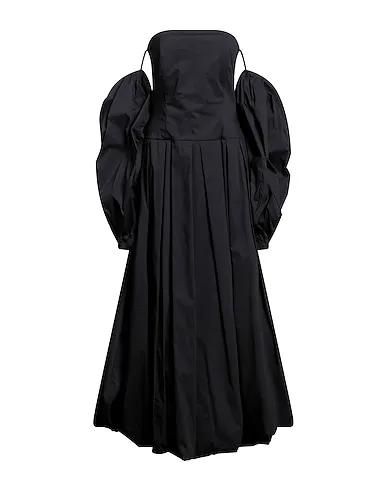 Black Poplin Long dress