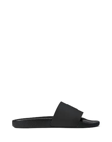 Black Sandals POLO SLIPPERS
