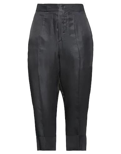 Black Satin Casual pants