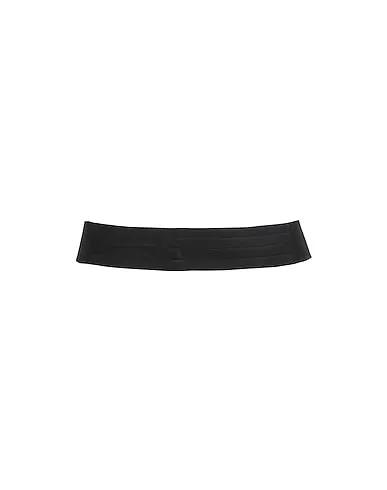 Black Satin Fabric belt