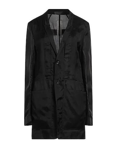 Black Satin Full-length jacket