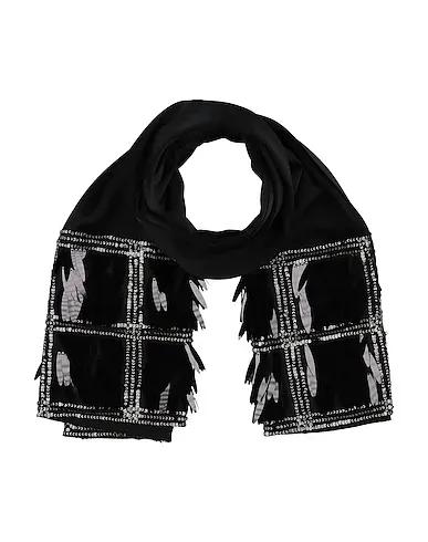 Black Satin Scarves and foulards