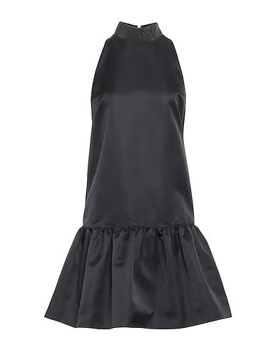 Black Satin Short dress