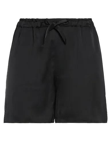 Black Satin Shorts & Bermuda