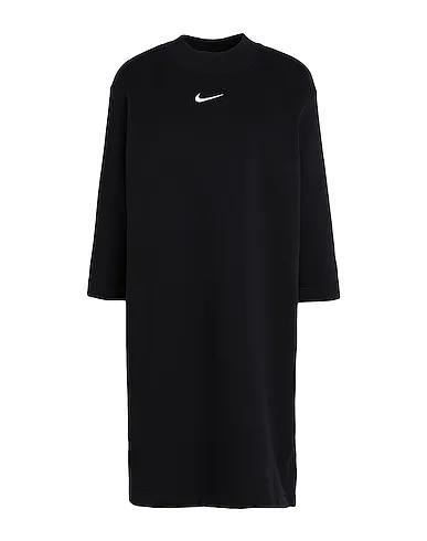 Black Short dress Nike Sportswear Phoenix Fleece Women's Oversized 3/4-Sleeve Dress
